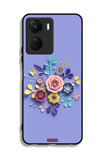 Tolwak Vivo Y16 Protective Case Cover Flowers Art