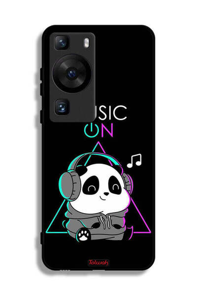 Tolwak غطاء حماية لهاتف هواوي P60 بطبعة موسيقى الباندا