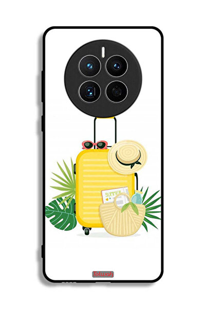 Tolwak غطاء حماية لهاتف هواوي ميت 50E برسومات فنية رقمية صيفية