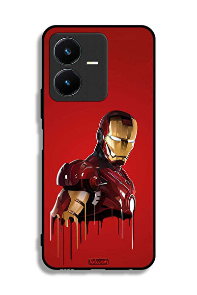 Tolwak غطاء حماية Vivo Y22 بتصميم الرجل الحديدي