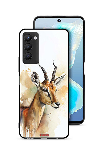 Tolwak غطاء حماية لهاتف Tecno Camon 18P بطبعة غزال تجريدي