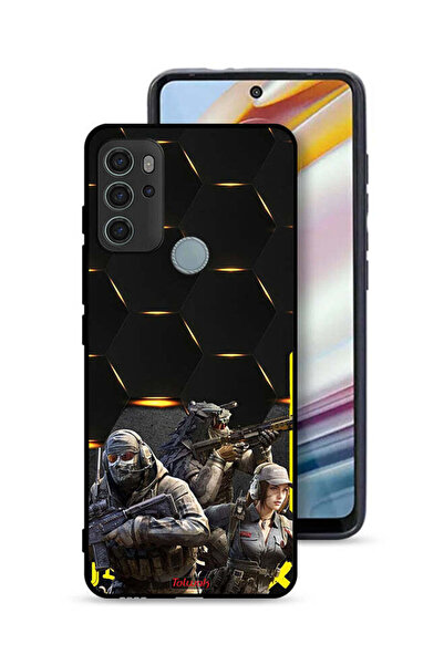 Tolwak غطاء حماية موتورولا موتو جي 60 إس بخلفية سايبربانك