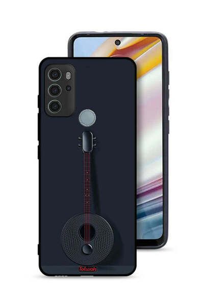 Tolwak Motorola Moto G60S Protective Case Cover Guitar