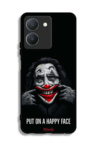 Tolwak غطاء حماية لهاتف Vivo Y36 4G بوجه سعيد