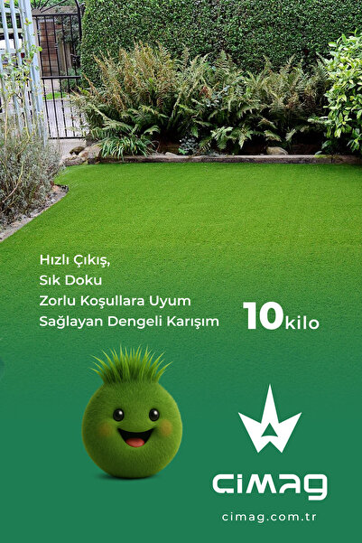 çimag Peyzaj Uygulamaları için Çim Tohumu (5 Mix Plaza) - 10 kg