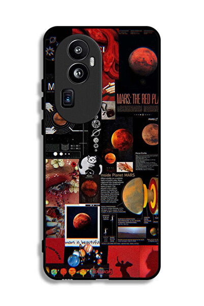 Tolwak غطاء حماية لهاتف Oppo Reno10 Pro Plus - فن المريخ