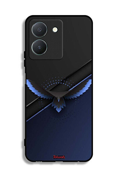 Tolwak غطاء حماية Vivo Y36 5G بتصميم فن تجريدي رقمي من تصميم النسر