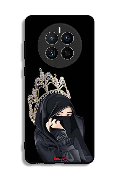 Tolwak غطاء حماية لهاتف هواوي ميت 50E بتصميم فتاة الملكة