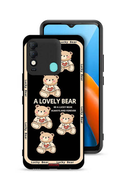 Tolwak غطاء حماية لهاتف تكنو سبارك 8 - دب جميل