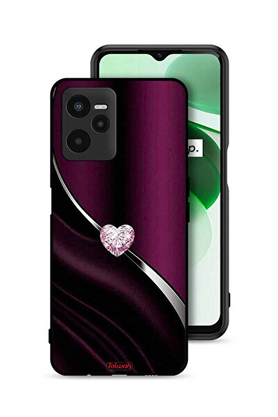 Tolwak غطاء حماية Realme C35 بتصميم قلب ماسي