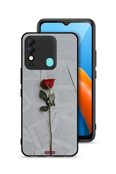 Tolwak غطاء حماية لهاتف تكنو سبارك 8 وردي على ورق