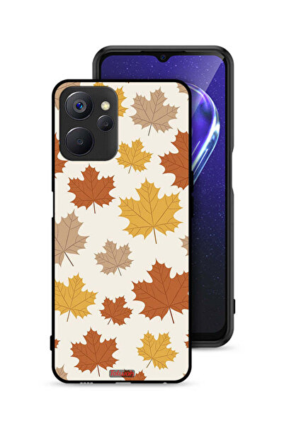 Tolwak غطاء حماية لهاتف Realme 9i 5G بنقشة أوراق الخريف