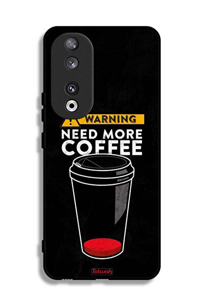 Tolwak غطاء حماية لهاتف Honor 90 - هل تحتاج إلى المزيد من القهوة؟