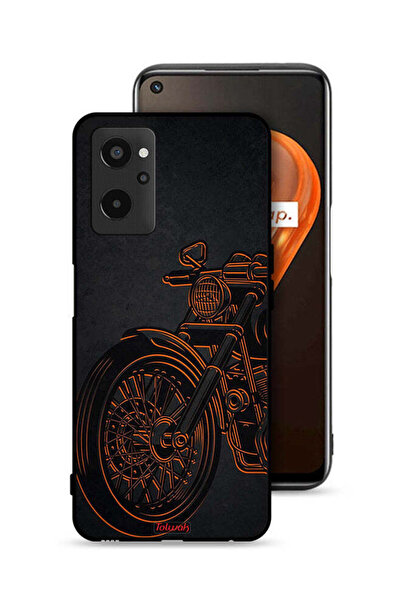 Tolwak غطاء حماية لهاتف Realme 9i 4G بتصميم دراجة كلاسيكية