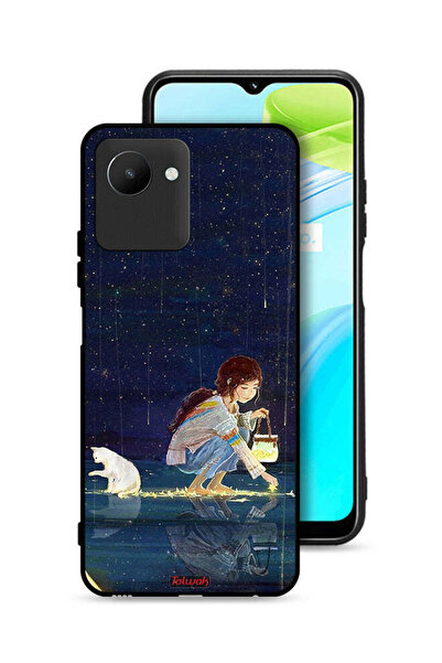 Tolwak غطاء حماية لهاتف Realme C30s برسومات نجوم التجميع
