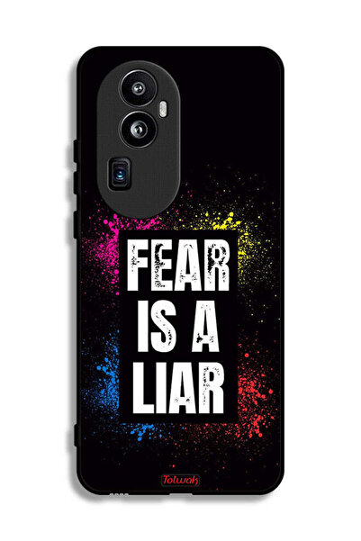 Tolwak غطاء حماية لهاتف Oppo Reno10 Pro Plus - الخوف كاذب