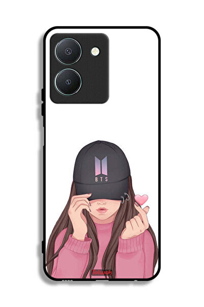 Tolwak Vivo Y36 4G Protective Case Cover Girl Making Snap