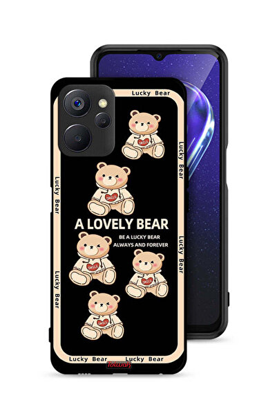 Tolwak غطاء حماية لهاتف Realme 9i 5G بطبعة دب جميل