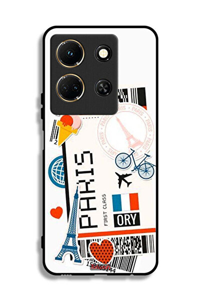 Tolwak غطاء حماية لجهاز Infinix Note 30 - ملصق باريس