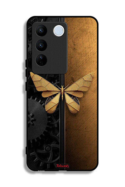 Tolwak Vivo V27e Protective Case Cover Steel Butterfly