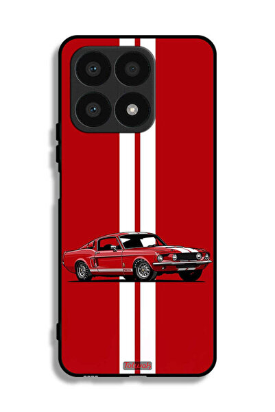 Tolwak Honor X8a Protective Case Cover Vintage Car Abstract Art