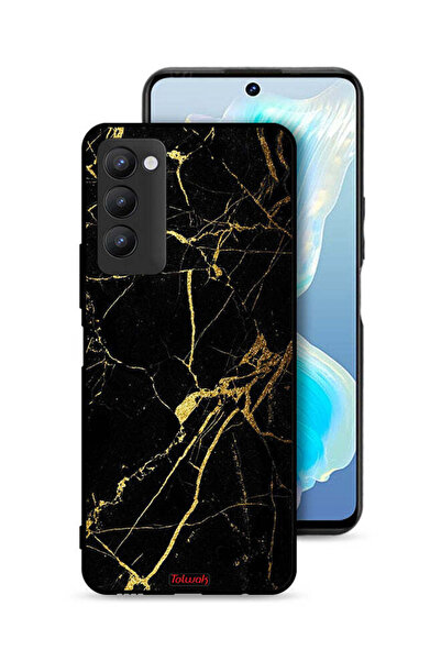 Tolwak غطاء حماية لهاتف تكنو كامون 18 - رخامي متصدع