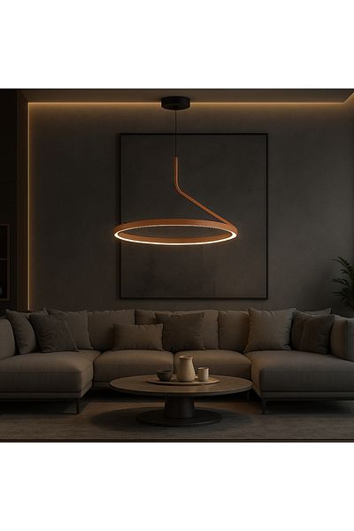 CARPİ Terra Red Modern Pendant Chandelier 21W 3000K - Diffusion Angle: 110° - Voltage: 220-240 - CRI 90+