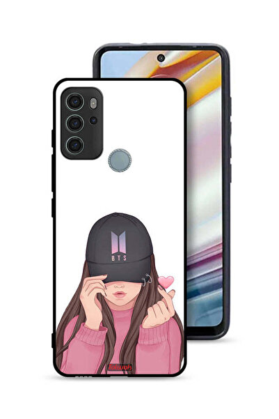 Tolwak غطاء حماية موتورولا موتو جي 60 إس - فتاة تلتقط الصور