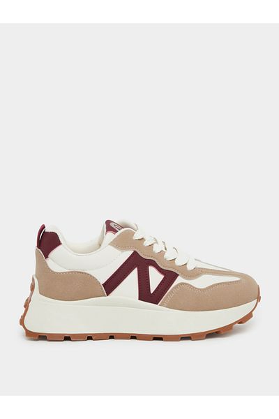 Styli Color Block Lace Up Sneakers
