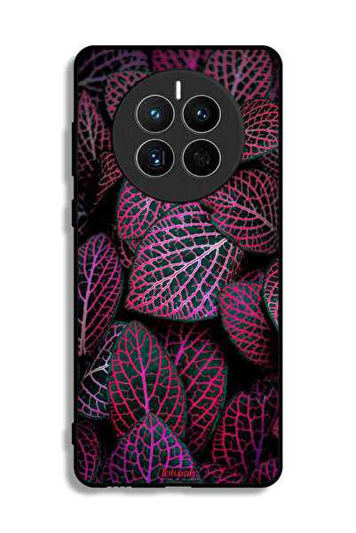 Tolwak غطاء حماية لهاتف هواوي ميت 50E بنقشة أوراق سالجا