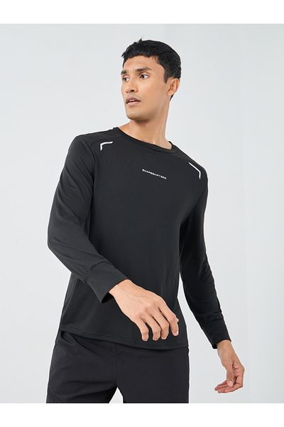 Styli Minimal Print Long Sleeves Regular Fit T-Shirt