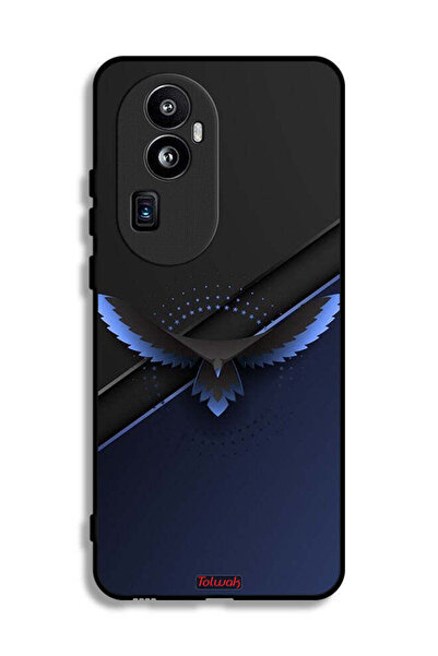 Tolwak غطاء حماية Oppo Reno10 Pro Plus بتصميم نسر فني تجريدي رقمي