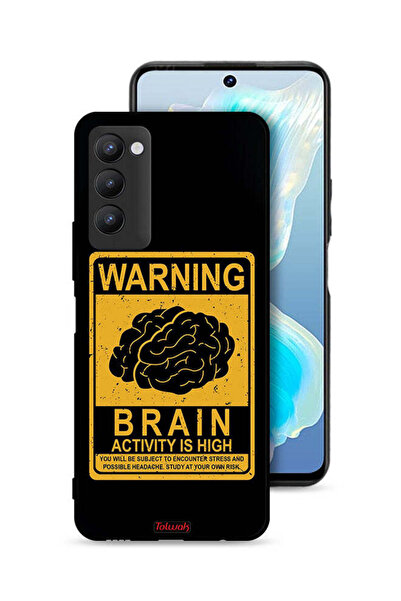 Tolwak غطاء حماية لهاتف Tecno Camon 18 تحذير من ارتفاع نشاط الدماغ