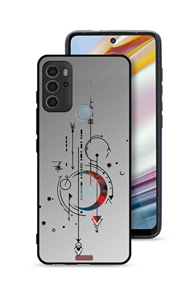 Tolwak غطاء حماية لهاتف موتورولا موتو جي 60 إس بنقشة فنية على شكل قمر وسهام