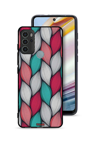 Tolwak غطاء حماية لهاتف موتورولا موتو جي 60 إس بنقشة ريش