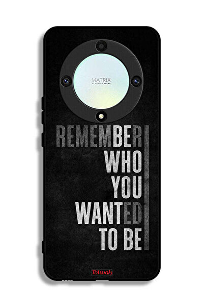 Tolwak غطاء حماية لهاتف Honor X9a تذكر من أردت أن تكون