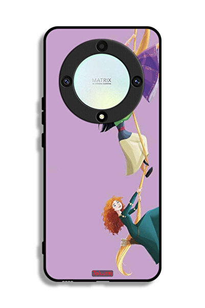 Tolwak غطاء حماية لهاتف Honor X9a برسومات تسلق للبنات