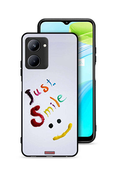 Tolwak غطاء حماية لهاتف Realme C33 - ابتسم فقط