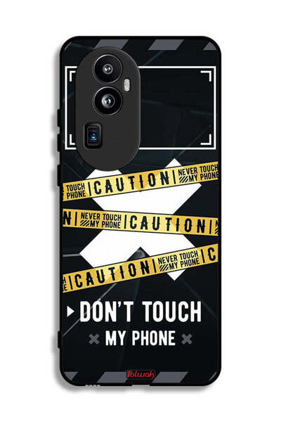 Tolwak جراب حماية لهاتف Oppo Reno10 Pro Plus تحذير: لا تلمس هاتفي أبدًا