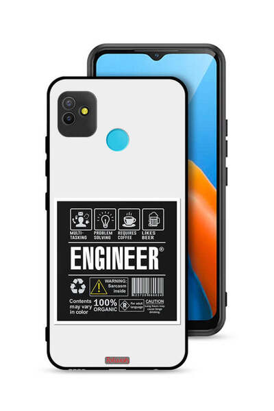 Tolwak غطاء حماية لهاتف تكنو بوب 5 - ملصق المهندس