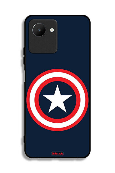 Tolwak Realme C30s Protective Case Cover Captain America