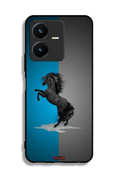Tolwak غطاء حماية لهاتف Vivo Y22 بتصميم حصان
