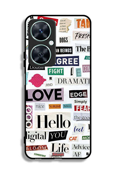 Tolwak Huawei nova 11i Protective Case Cover Short Quotes Stickers