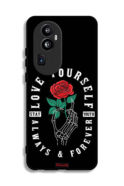 Tolwak غطاء حماية لهاتف Oppo Reno10 Pro Plus - أحب نفسك دائمًا