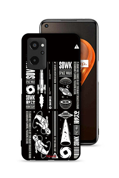Tolwak غطاء حماية لهاتف Realme 9i 4G بملصق Sowk Space Walk