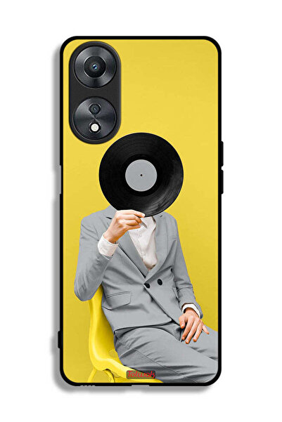 Tolwak غطاء حماية لهاتف Oppo A58 5G برسومات تجريدية لفن الدي جي