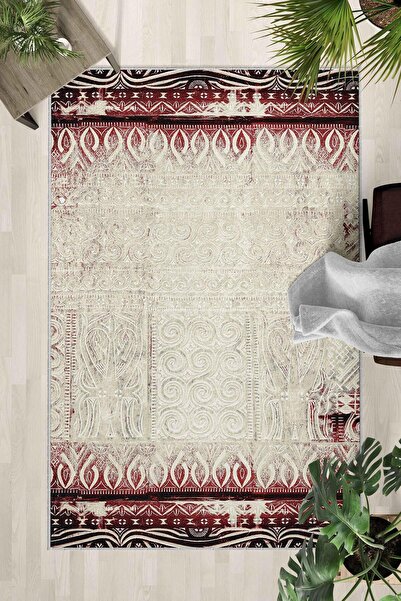 Monnhein Non-Slip Base Washable Carpet – Modern Digital Printing Carpet for K...