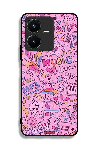 Tolwak غطاء حماية لهاتف Vivo Y22s - علامات موسيقية