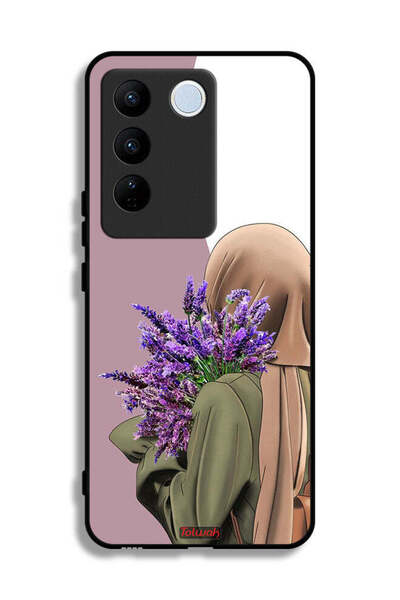 Tolwak Vivo S16e Protective Case Cover Holding Flower