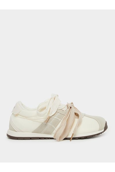 Styli Color Block Lace Up Sneakers